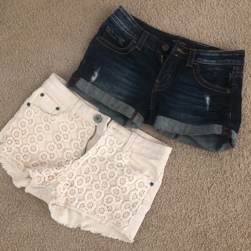 Booty shorts pair